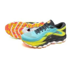 Mizuno Men's Wave Sky 7 Running Shoe - Jet Blue/White - Regular (D) -Sports Store 411411 JB00 11