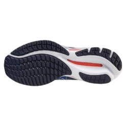 Mizuno Men's Wave Rider 27 Running Shoe - Surf The Web/White - Regular (D) -Sports Store 411415 5E00 02