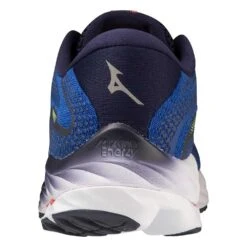 Mizuno Men's Wave Rider 27 Running Shoe - Surf The Web/White - Regular (D) -Sports Store 411415 5E00 05