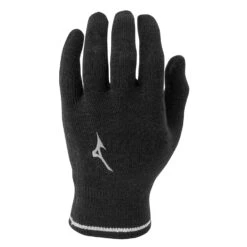 Mizuno Breath Thermo Knit Glove - Black