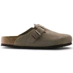 Birkenstock Boston Soft Footbed - Taupe - Medium/Narrow -Sports Store 560771 side