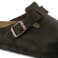 Birkenstock Boston Soft Footbed Mocha Suede- Regular/Wide -Sports Store 660461 detail 1 bost b