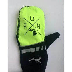 RunXmitten Technical Converter Mitten & Glove - Hi Viz Yellow -Sports Store 9073RUNX BLKYEL 4