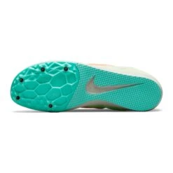 Nike Unisex Zoom Rival D Track Spike - Barely Volt/Hyper Orange/Dynamic Turq - Regular (D) -Sports Store 907566 700 PHSUH000 1500 1