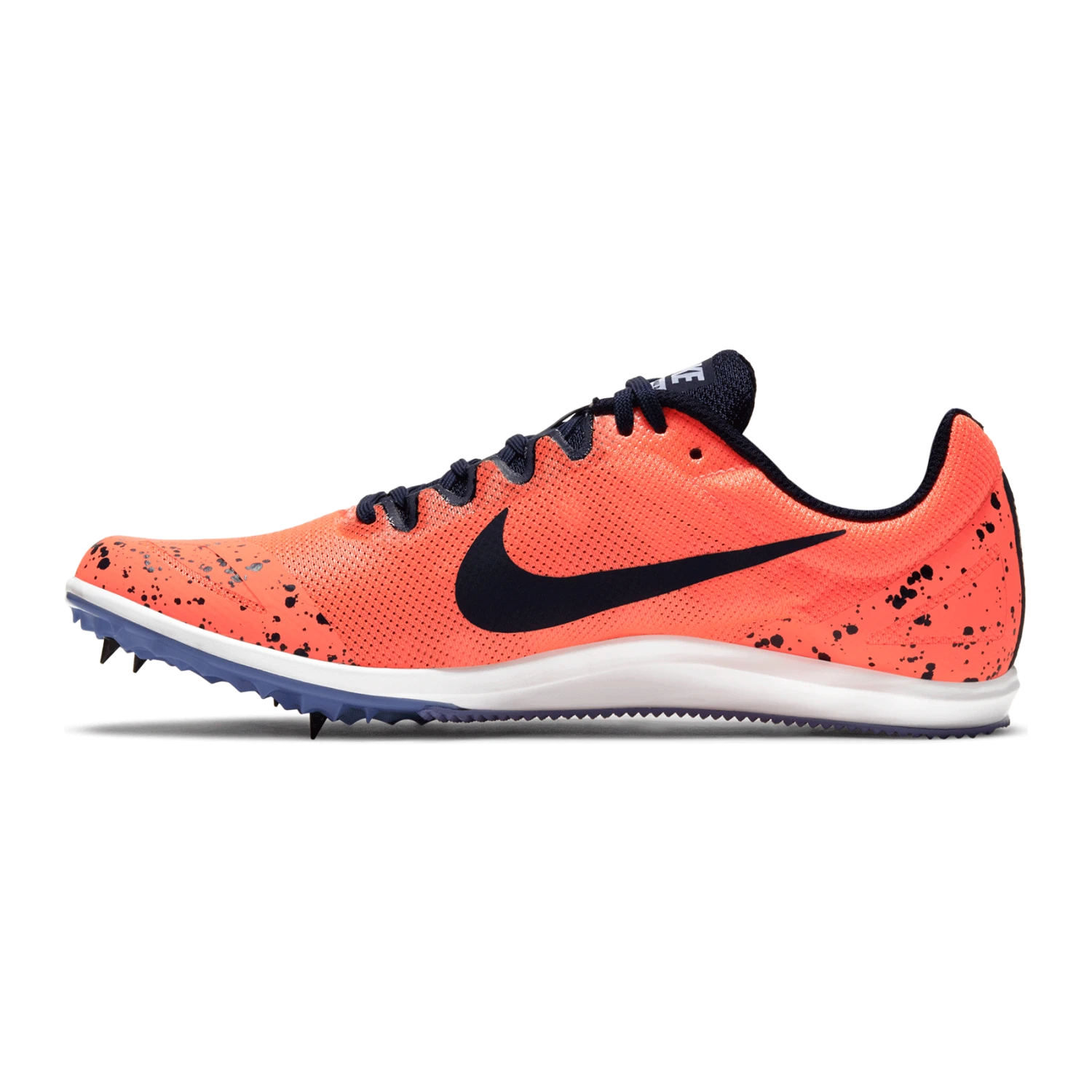 Nike Unisex Zoom Rival D 10 Track Spike - Bright Mango/Blackened Blue/Purple Pulse-Regular (D) 4 Nike Unisex Zoom Rival D 10 Track Spike - Bright Mango/Blackened Blue/Purple Pulse-Regular (D) - Image 2