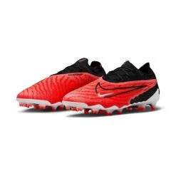 Men's Nike Phantom GX Elite Firm-Ground Soccer Cleats -Bright Crimson/White/University Red/Black - Regular (D) -Sports Store AURORA DC9968 600 PHCFH001 2000
