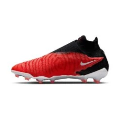 Nike Gripknit Phantom GX Elite Dynamic Fit FG Soccer Cleat - Bright Crimson/Black-White- Regular (D) -Sports Store AURORA DC9969 600 PHSLH001 2000 1