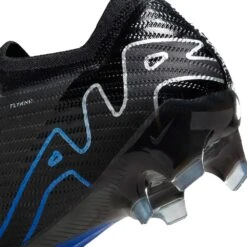 Nike Zoom Mercurial Vapor 15 Elite FG Soccer Cleat- Black/Chrome-Hyper Blue- Regular (D) -Sports Store AURORA DJ4978 040 PHSYD003 2000