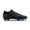Nike Zoom Mercurial Vapor 15 Pro FG Soccer Cleat- Black/Chrome-Hyper Blue- Regular (D) -Sports Store AURORA DJ5603 040 PHSRH001 2000
