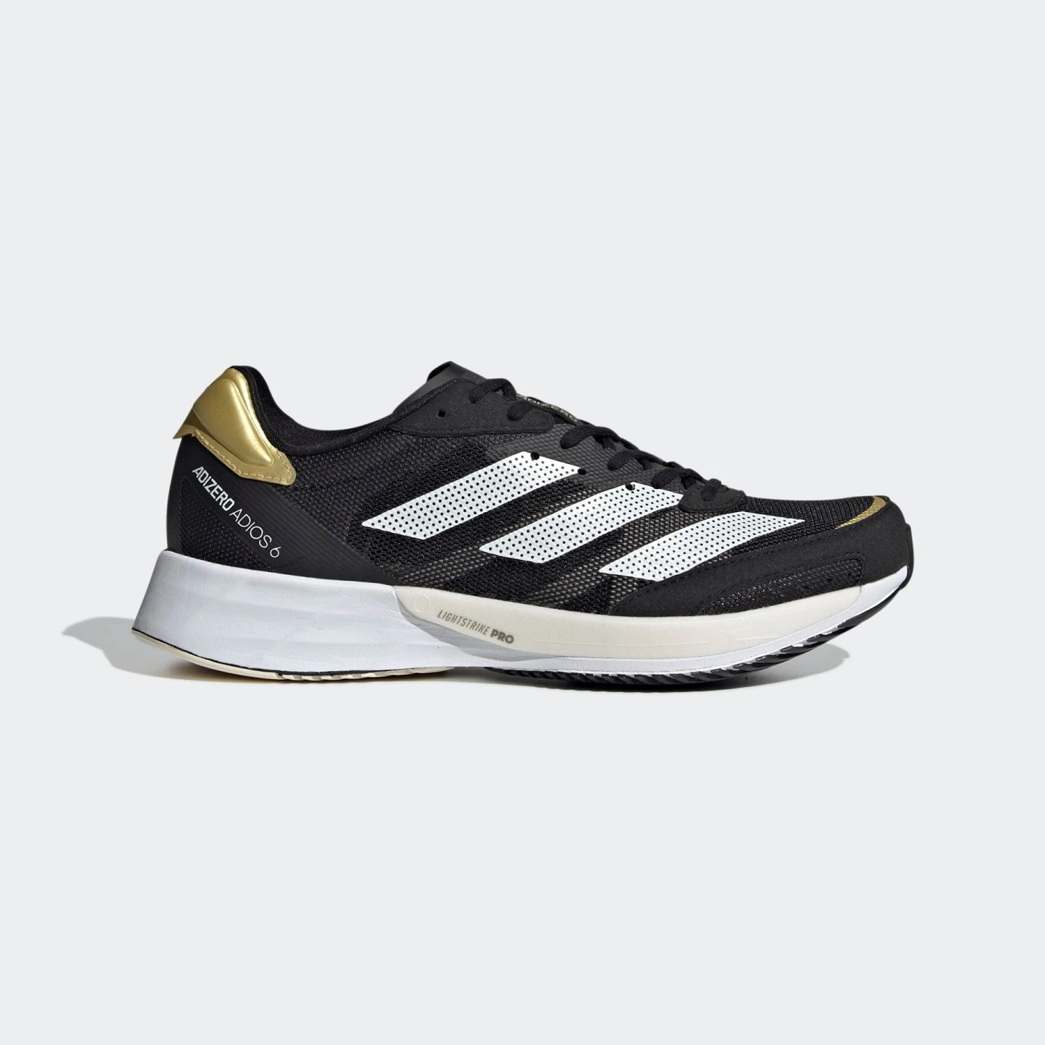 ADIDAS Women's Adizero Adios 6 Running Shoe - Core Black / Cloud White / Wonder White - Regular (B) 3 ADIDAS Women's Adizero Adios 6 Running Shoe - Core Black / Cloud White / Wonder White - Regular (B)