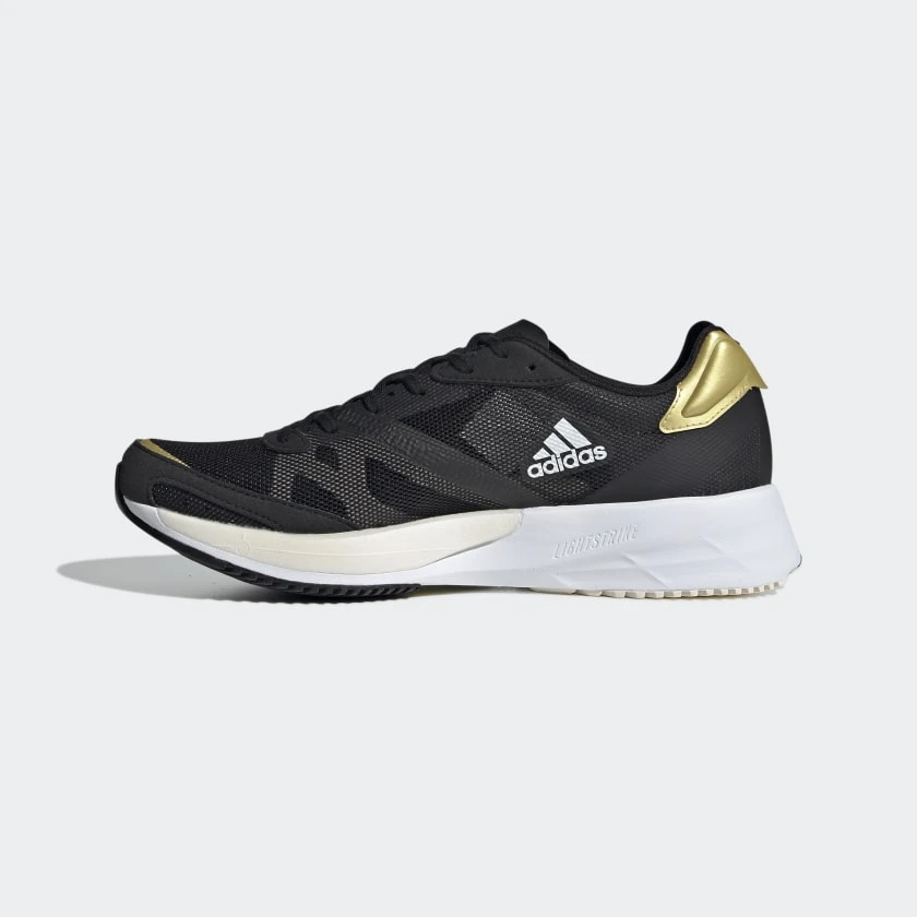 ADIDAS Women's Adizero Adios 6 Running Shoe - Core Black / Cloud White / Wonder White - Regular (B) 4 ADIDAS Women's Adizero Adios 6 Running Shoe - Core Black / Cloud White / Wonder White - Regular (B) - Image 2