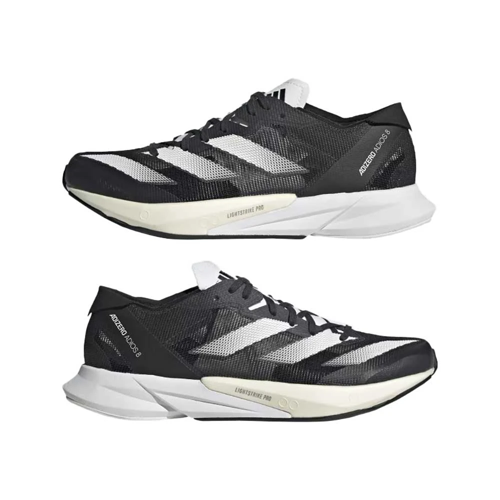 ADIDAS Women's Adizero Adios 8 Running Shoe - Carbon/FTWR White/Core Black - Regular (B) 9 ADIDAS Women's Adizero Adios 8 Running Shoe - Carbon/FTWR White/Core Black - Regular (B) - Image 7