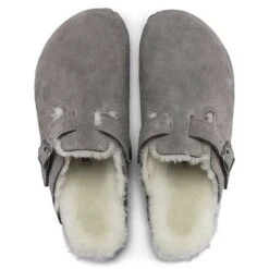 Birkenstock Boston Shearling - Stone - Regular/Wide -Sports Store BostonShearling Stone 3