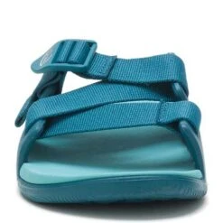 Chaco Women's Chillos Slide - Ocean Blue- Regular (B) -Sports Store CHAW JCH109118 022221 S22 090
