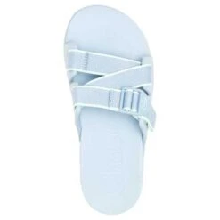 Chaco Women's Chillos Slide Sandals - Outskirt Sky Blue - Regular (B) -Sports Store CHAW JCH109126 022221 S22 TOP