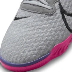 Unisex Nike React Gato IC Soccer Shoe- Lt Smoke Grey/Black -Sports Store CT0550 056 PHSYD001