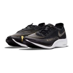 Nike Women's ZoomX Vaporfly Next % 2 Racing Shoe - Black/White/Metallic Gold Coin - Regular (B) -Sports Store CU4123 001 PHCFH001 1500