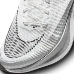 Nike Women's ZoomX Vaporfly Next% 2 Running Shoe - White/Black-Metallic Silver - Regular (B) -Sports Store CU4123 100 PHSYD001 1