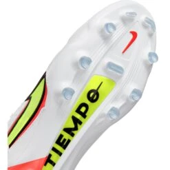 Nike Unisex Tiempo Legend 9 Elite FG Soccer Shoe - White/Volt/Bright Crimson - Regular (D) -Sports Store CZ8482 176 PHSUD001 2000