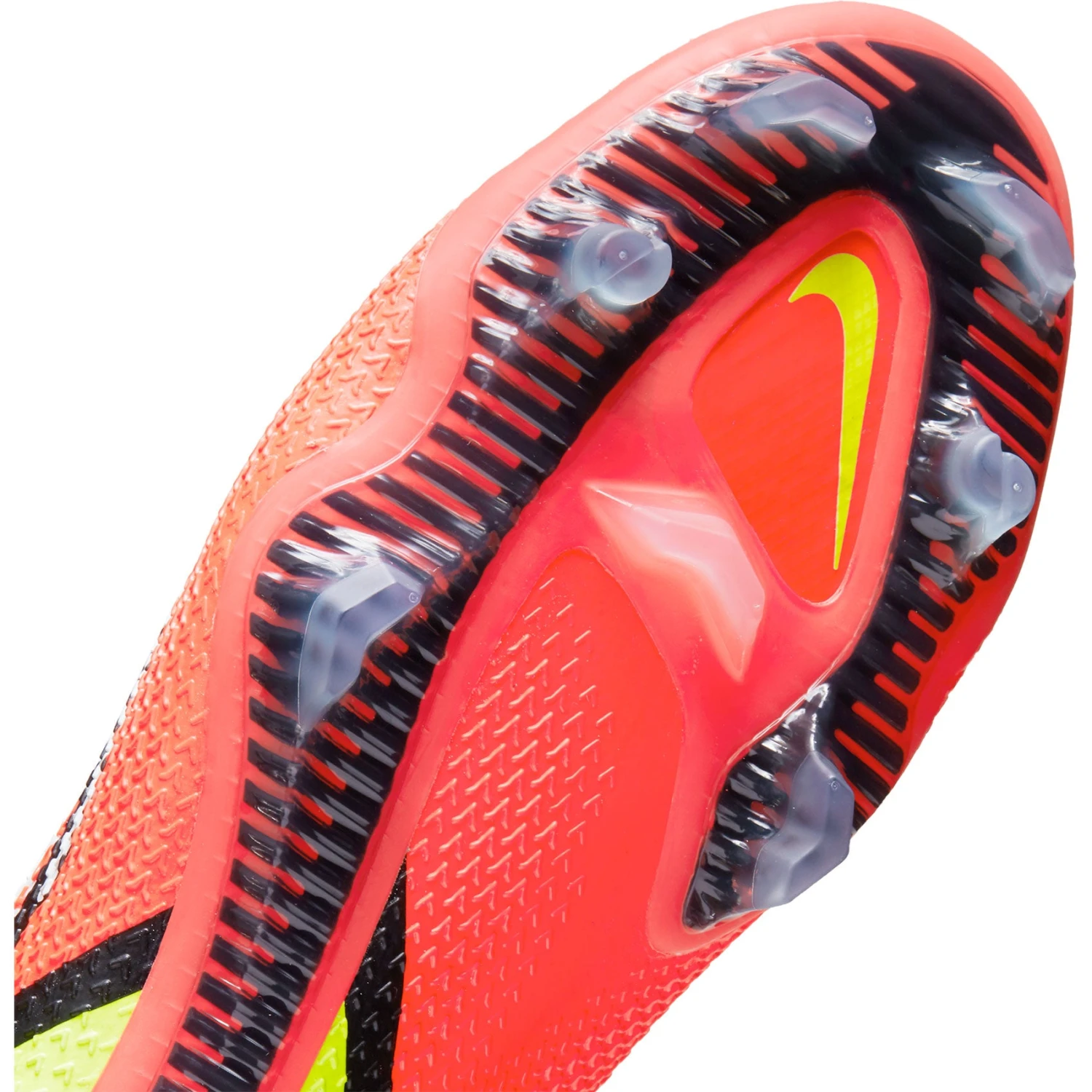 Nike Unisex Phantom GT2 Elite Dynamic Fit FG Soccer Shoes - White/Bright Crimson/Volt - Regular (D) 11 Nike Unisex Phantom GT2 Elite Dynamic Fit FG Soccer Shoes - White/Bright Crimson/Volt - Regular (D) - Image 9