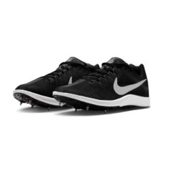 Unisex Nike Zoom Rival Track And Field Distance Spikes - Black/Metallic Silver/Lt Smoke - Regular (D) -Sports Store DC8725 001 PHCFH001 1