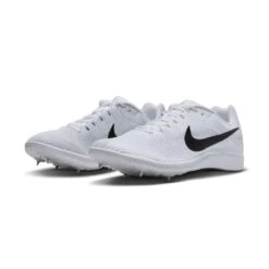 Unisex Nike Zoom Rival Track And Field Distance Spikes - White/Black/Metallic Silver - Regular (D) -Sports Store DC8725 100 PHCFH001 1