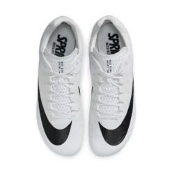 Unisex Nike Zoom Rival Sprint Spike- White/Black/Metallic Silver- Regular (D) -Sports Store DC8753 100 PHCTH001