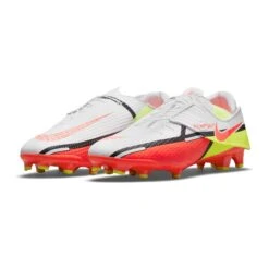 Nike Unisex Phantom GT2 Academy Flyease FG/MG Soccer Shoe - White/Bright Crimson/Volt -Sports Store DH9638 167 PHCFH001 2000