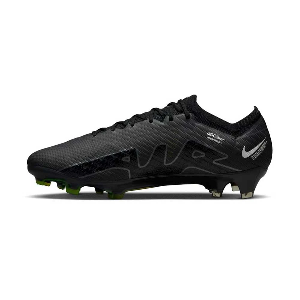 Unisex Nike Zoom Vapor 15 Elite FG Soccer Shoe - Black/Dk Smoke/Summit White 4 Unisex Nike Zoom Vapor 15 Elite FG Soccer Shoe - Black/Dk Smoke/Summit White - Image 2