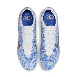 Unisex Nike Mercurial Zoom Vapor 15 Elite CR7 FG Soccer Shoe - White/Metallic Copper - Regular (D) -Sports Store DQ5299 182 PHCTH001 2000