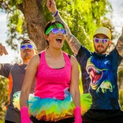 Goodr Electric Dinotopia Carnival Sunglasses -Sports Store ElectricDinotopia