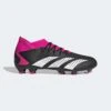ADIDAS Unisex Predator Accuracy .3 FG Soccer Shoe - Core Black/Ftwr White/Team Shock Pink 2 - Regular (D) 2 ADIDAS Unisex Predator Accuracy .3 FG Soccer Shoe - Core Black/Ftwr White/Team Shock Pink 2 - Regular (D) -Sports Store GW4589