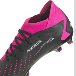ADIDAS Unisex Predator Accuracy .3 FG Soccer Shoe - Core Black/Ftwr White/Team Shock Pink 2 - Regular (D) 12 ADIDAS Unisex Predator Accuracy .3 FG Soccer Shoe - Core Black/Ftwr White/Team Shock Pink 2 - Regular (D) -Sports Store GW4589 04