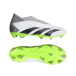 ADIDAS Unisex Predator Accuracy .3 Laceless FG - Cloud White/ Core Black / Lucid Lemon- Regular (D) -Sports Store GZ0021 22 model