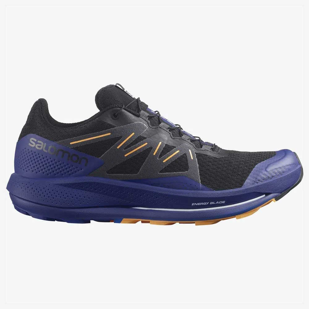 Salomon Men's Pulsar Trail Shoe - Black/Clematis Blue/Blazing Orange- Regular (D) 3 Salomon Men's Pulsar Trail Shoe - Black/Clematis Blue/Blazing Orange- Regular (D)