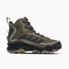 Merrell Men's Moab Speed Thermo Mid Waterproof Hiking Boot - Olive - Regular (D) -Sports Store MRLM J066915 021621 S21 001 1