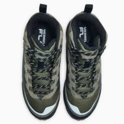 Merrell Men's Moab Speed Thermo Mid Waterproof Hiking Boot - Olive - Regular (D) -Sports Store MRLM J066915 021621 S21 005 1