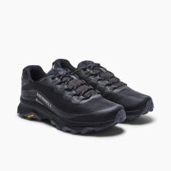 Merrell Men's Moab Speed GoreTEX Hiking Shoe - Black/Asphalt - Regular (D) 11 Merrell Men's Moab Speed GoreTEX Hiking Shoe - Black/Asphalt - Regular (D) -Sports Store MRLM J067083 021621 S21 004
