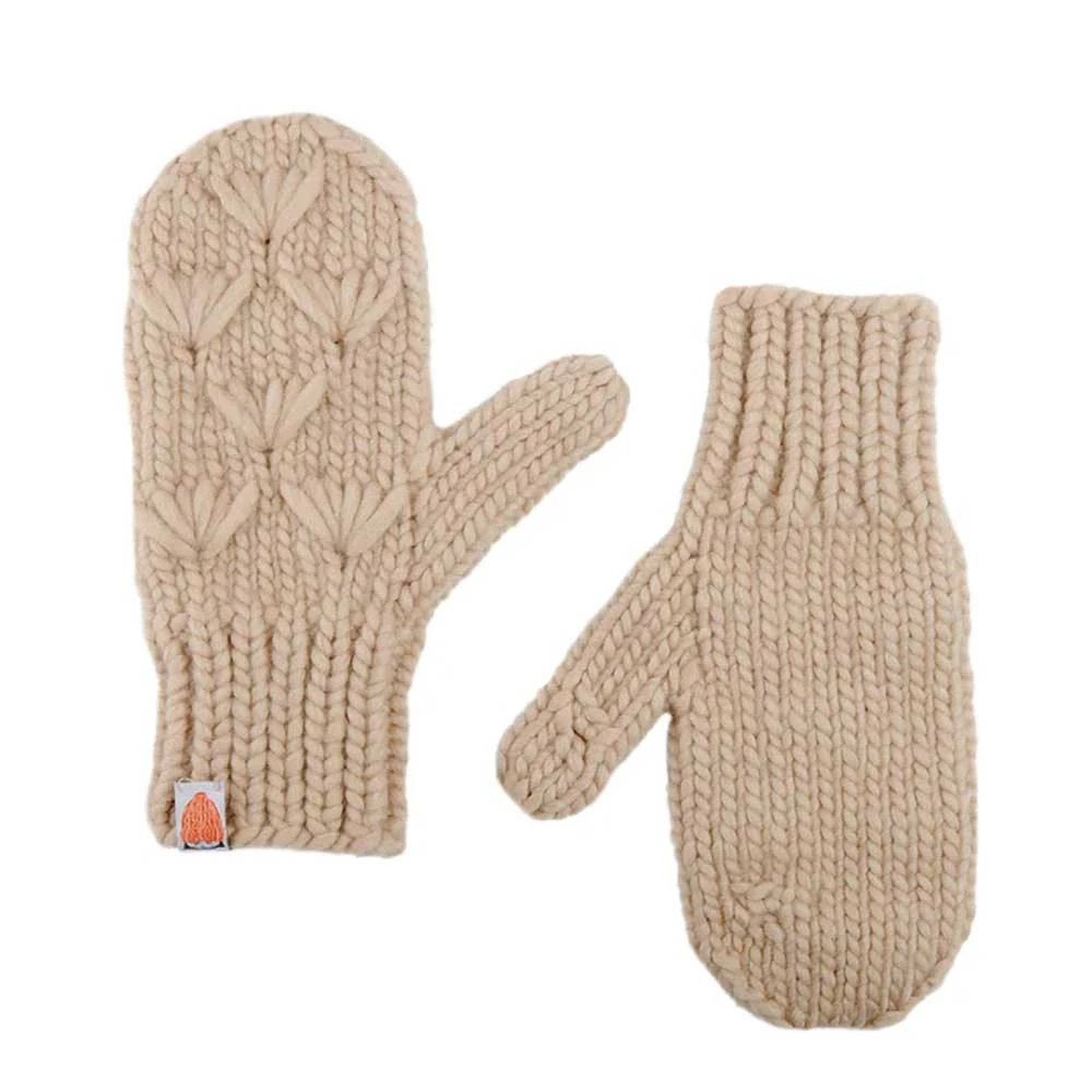 Women's Motley Mittens - Camel 3 Women's Motley Mittens - Camel