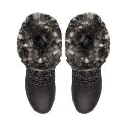 NORTH FACE Women's Shellisata IV Luxe Waterproof Boots - TNF Black/Gardenia White - Regular (B) 8 NORTH FACE Women's Shellisata IV Luxe Waterproof Boots - TNF Black/Gardenia White - Regular (B) -Sports Store NF0A7W48 R0G detailinstep