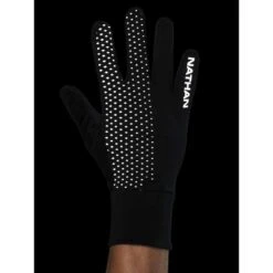 Nathan HyperNight Reflective Glove - Black/Geo Print -Sports Store NS10460 00180 HyperNightReflectiveGlove onBody 1 720x 21c9f188 fe21 4760 9179 29f7ba30cdf7