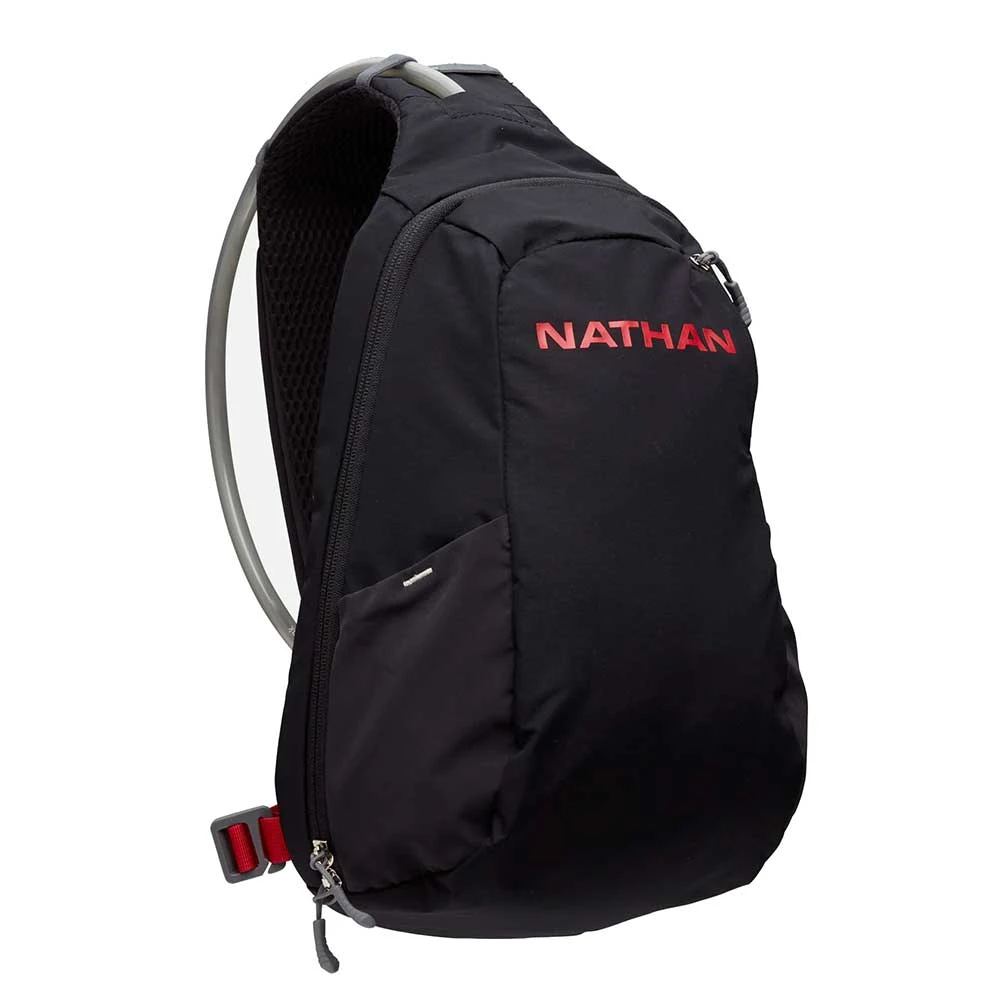 Nathan Limitless Run Sling 8L Pack - Black/Ribbon Red 3 Nathan Limitless Run Sling 8L Pack - Black/Ribbon Red