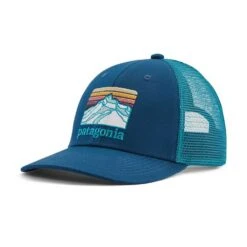 Patagonia Line Logo Ridge LoPro Trucker Hat - Lagom Blue