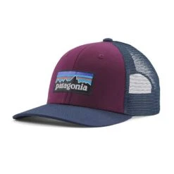 Patagonia Unisex P-6 Logo Trucker Hat - Night Plum