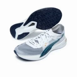 Women's Deviate Nitro Elite Racer X TRACKSMITH - Puma White-Peacoat-Puma Team Gold- Regular (B) 11 Women's Deviate Nitro Elite Racer X TRACKSMITH - Puma White-Peacoat-Puma Team Gold- Regular (B) -Sports Store PUMA x TRACKSMITH Deviate NITRO Elite Racer Women s Running Shoes 1