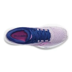 Saucony Women's Ride 16 Running Shoe - Mauve/Indigo - Regular (B) -Sports Store S10830 30 3