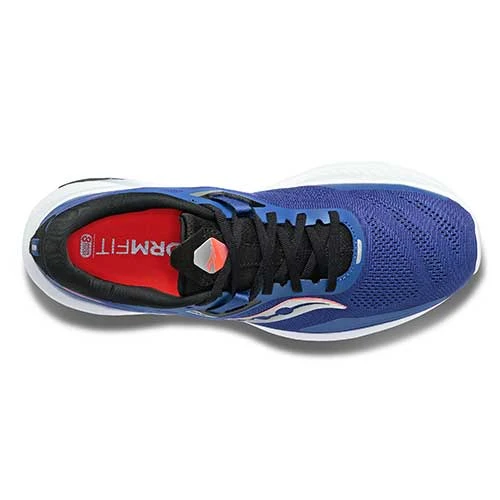 Saucony Men's Guide 15 Running Shoe- Sapphire/Black - Regular (D) 5 Saucony Men's Guide 15 Running Shoe- Sapphire/Black - Regular (D) - Image 3