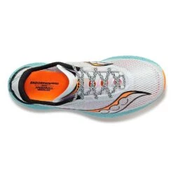 Saucony Men's Endorphin Pro 3 Racing Shoe- Fog/ViZiOrange- Regular (D) -Sports Store S20755 25 3