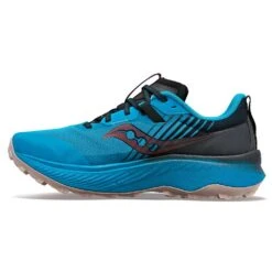 Saucony Men's Endorphin Edge Trail Shoe- Ocean/Black- Regular (D) -Sports Store S20773 31 2