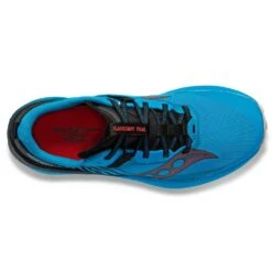 Saucony Men's Endorphin Edge Trail Shoe- Ocean/Black- Regular (D) -Sports Store S20773 31 3
